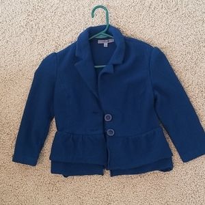 Saphire Blue Wool Jacket